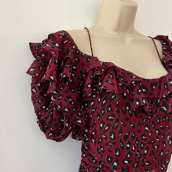 Leopard Ruffle Dress - Picture 6 of 14